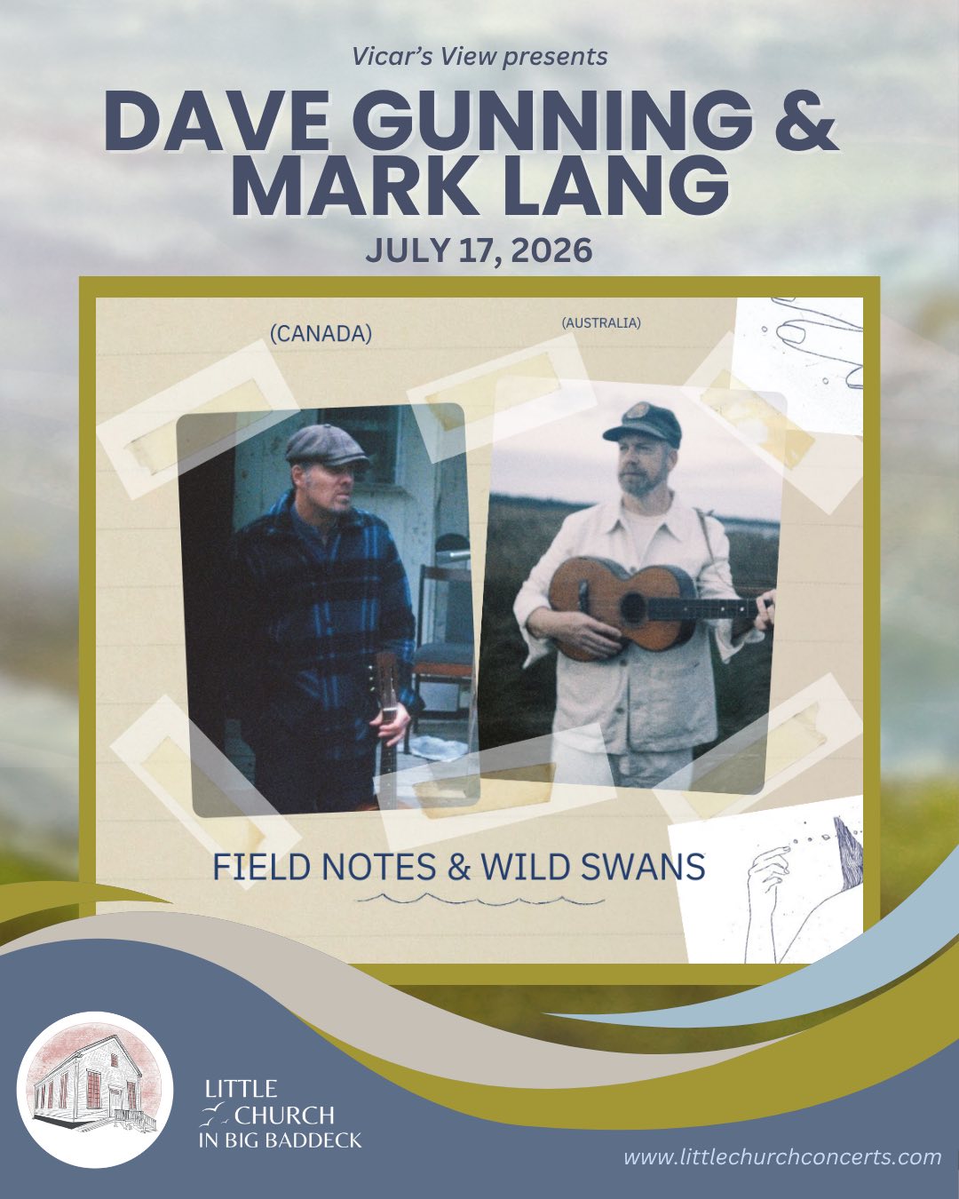 The Little Church Concert Series – Dave Gunning & Mark Lang